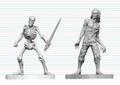 Dungeons & Dragons Nolzur's Marvelous Miniatures Unpainted Miniature Zombie & Skeleton 14 cm
