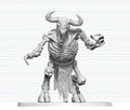 Dungeons & Dragons Nolzur's Marvelous Miniatures Unpainted Miniature Minotaur Skeleton 17 cm