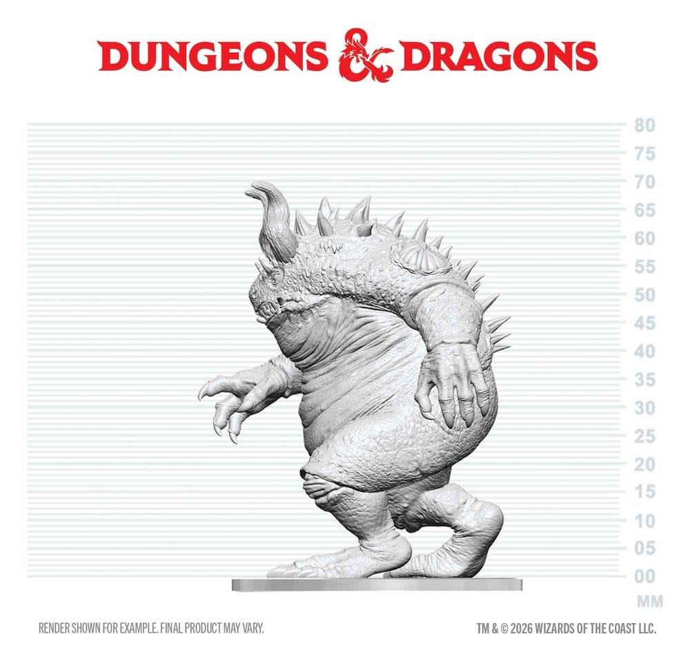 Dungeons & Dragons Nolzur's Marvelous Miniatures Unpainted Miniature Hezrou 17 cm