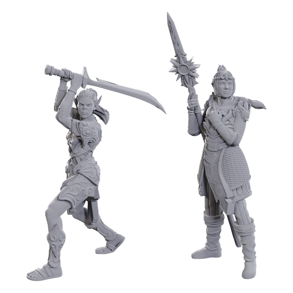 D&D Nolzur's Marvelous Miniatures Omålade Miniatyrer Lae'zel & Shadowheart Wizkids