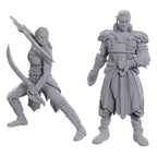 D&D Nolzur's Marvelous Miniatures Unpainted Miniature Jaheira & Halsin Wizkids