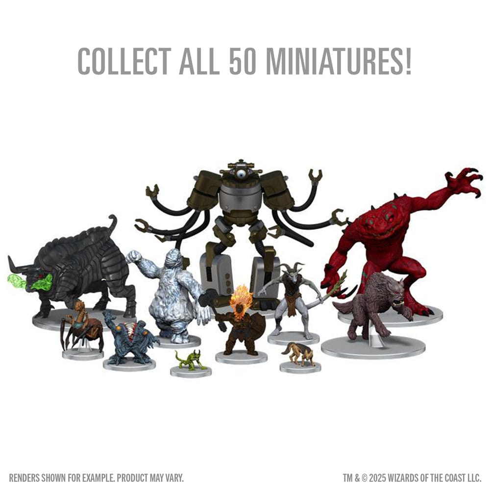 D&D Icons of the Realms: Monster Menagerie Revisited Booster Brick (10) Wizkids