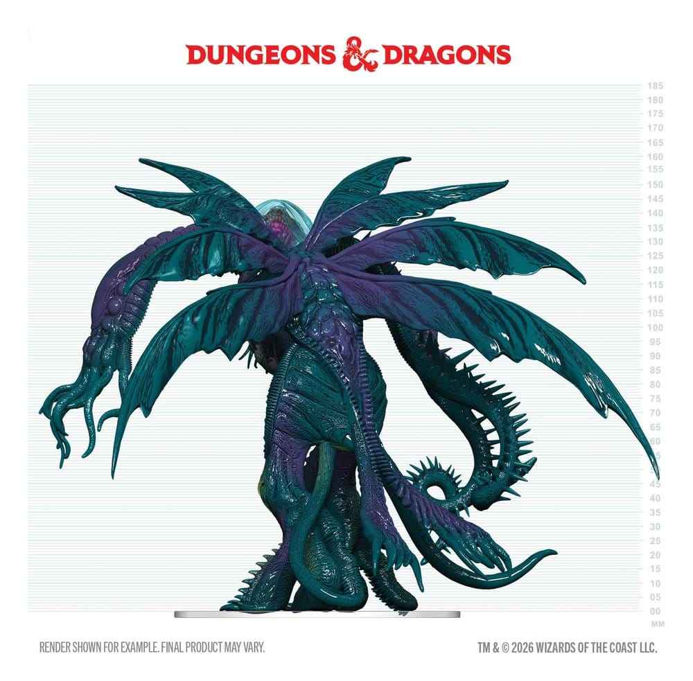D&D Ikoner från Världarna Förmålsmålade Miniatyrer Cthulhu 20 cm