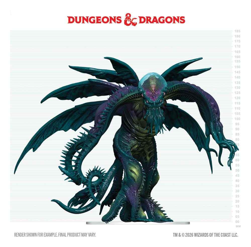 D&D Ikoner från Världarna Förmålsmålade Miniatyrer Cthulhu 20 cm