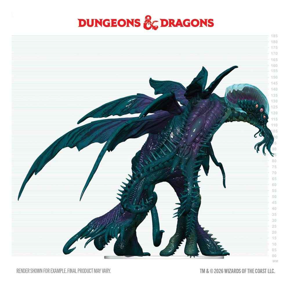 D&D Ikoner från Världarna Förmålsmålade Miniatyrer Cthulhu 20 cm
