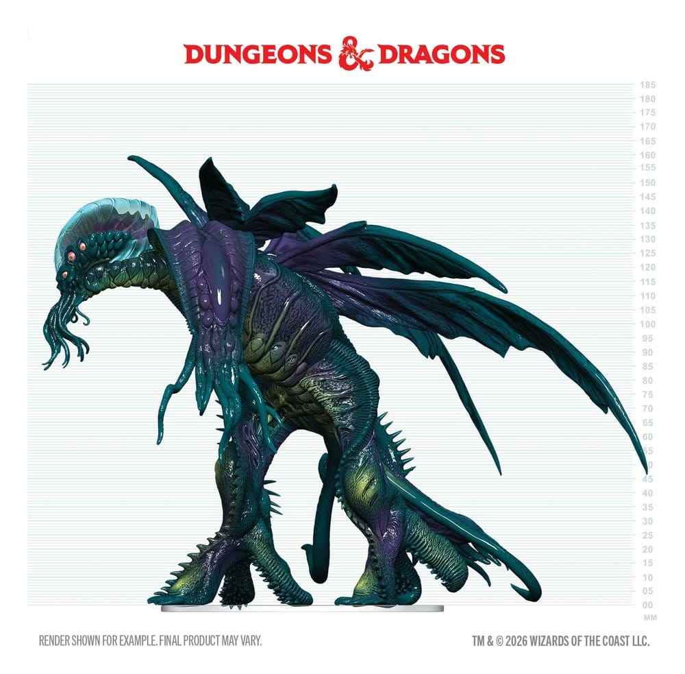 D&D Ikoner från Världarna Förmålsmålade Miniatyrer Cthulhu 20 cm