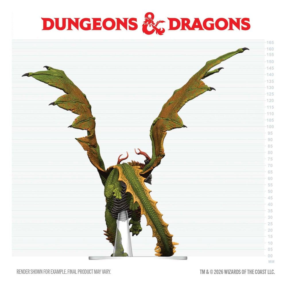 Dungeons & Dragons Icons of the Realms färdigmålade miniatyrer Vuxen Andedrake 24 cm