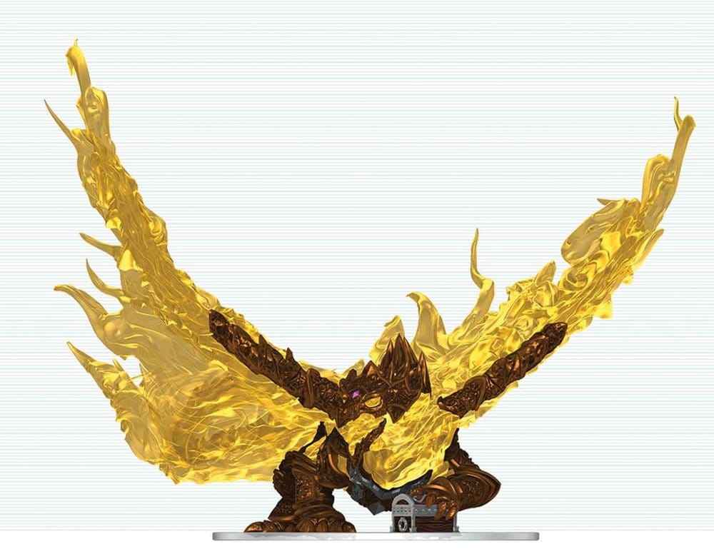 D&D Ikoner i Rimliga Världar Målat Och Monterat Miniatyr Ihålig Drake 18 cm