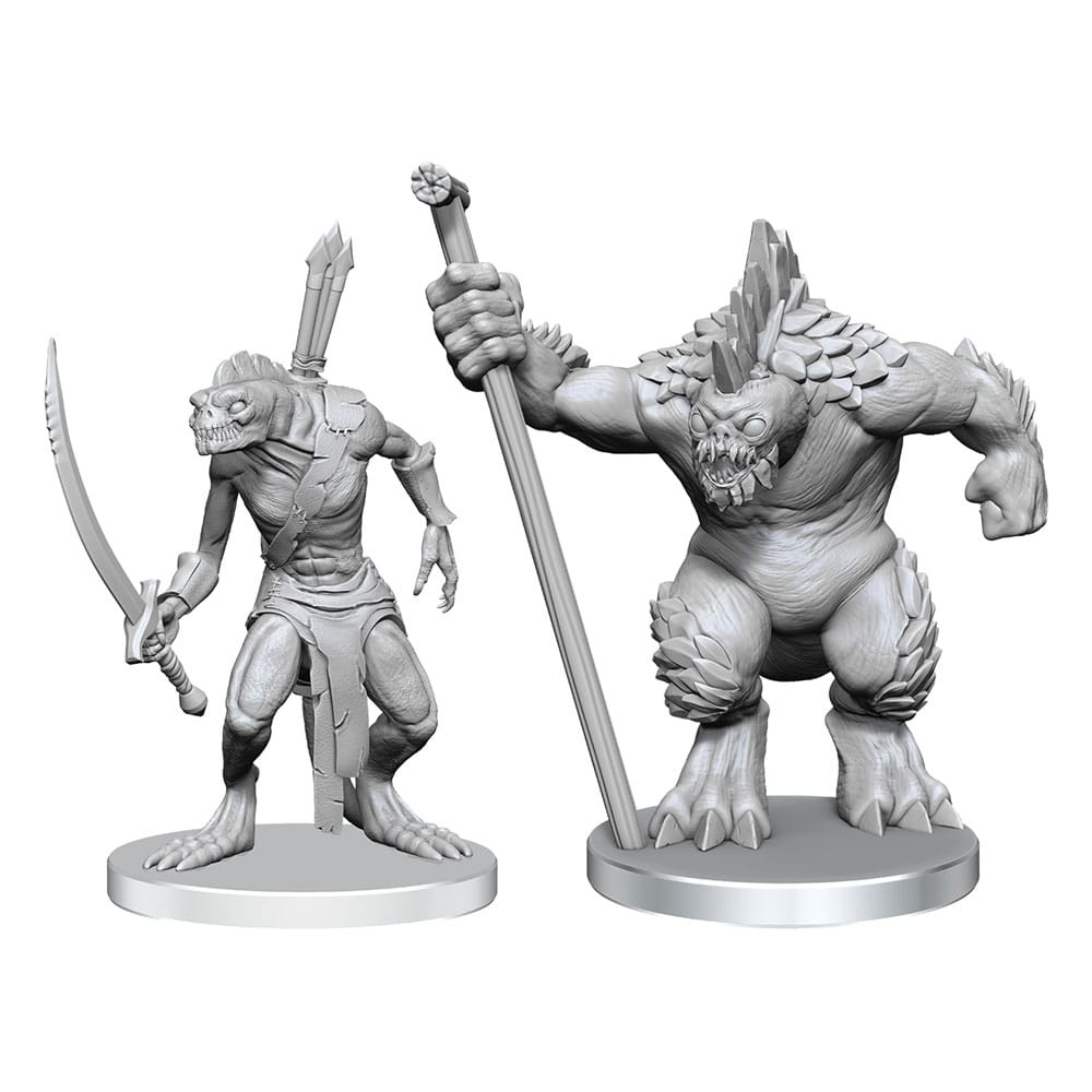 Pathfinder Deep Cuts Omålade Miniatyrer: Xulgath Skirmisher & Stoneliege Wizkids
