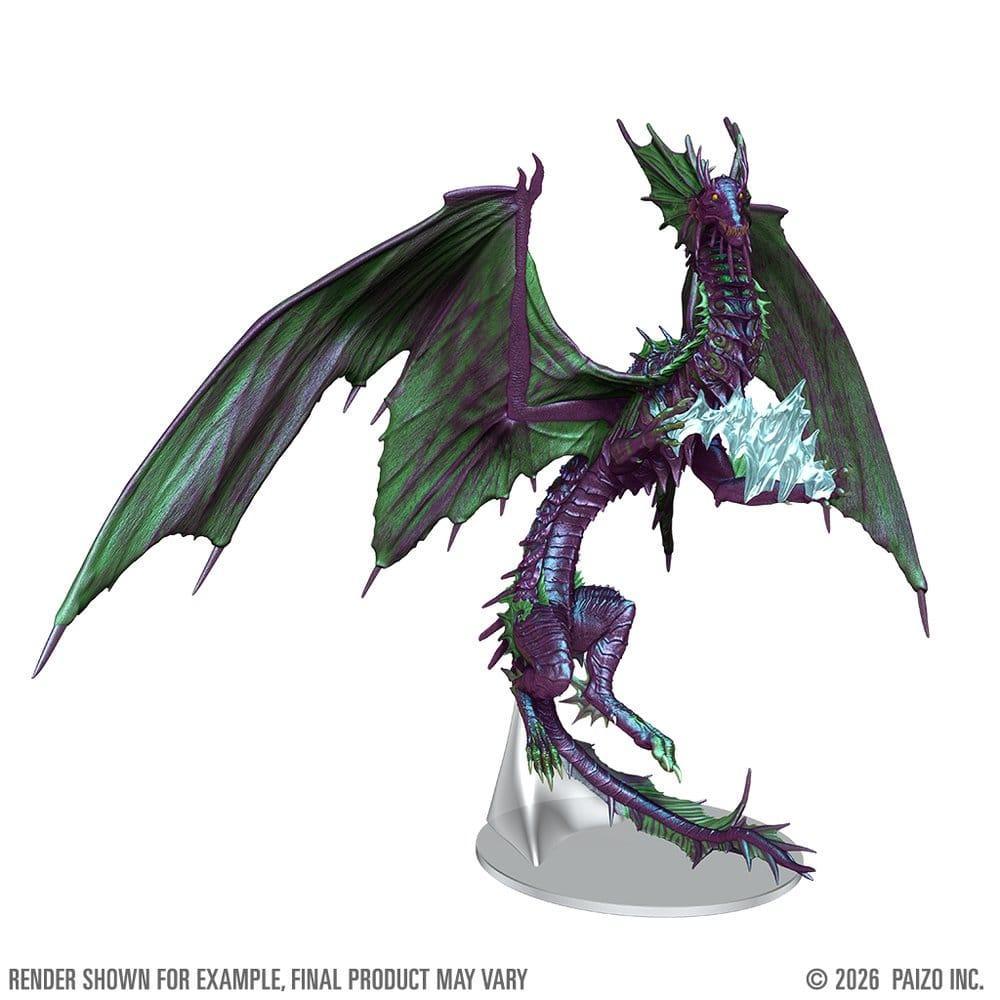 Pathfinder Battles Boxad färdigmålade Miniatyrer Vuxen Mirage Dragon 23 cm Wizkids