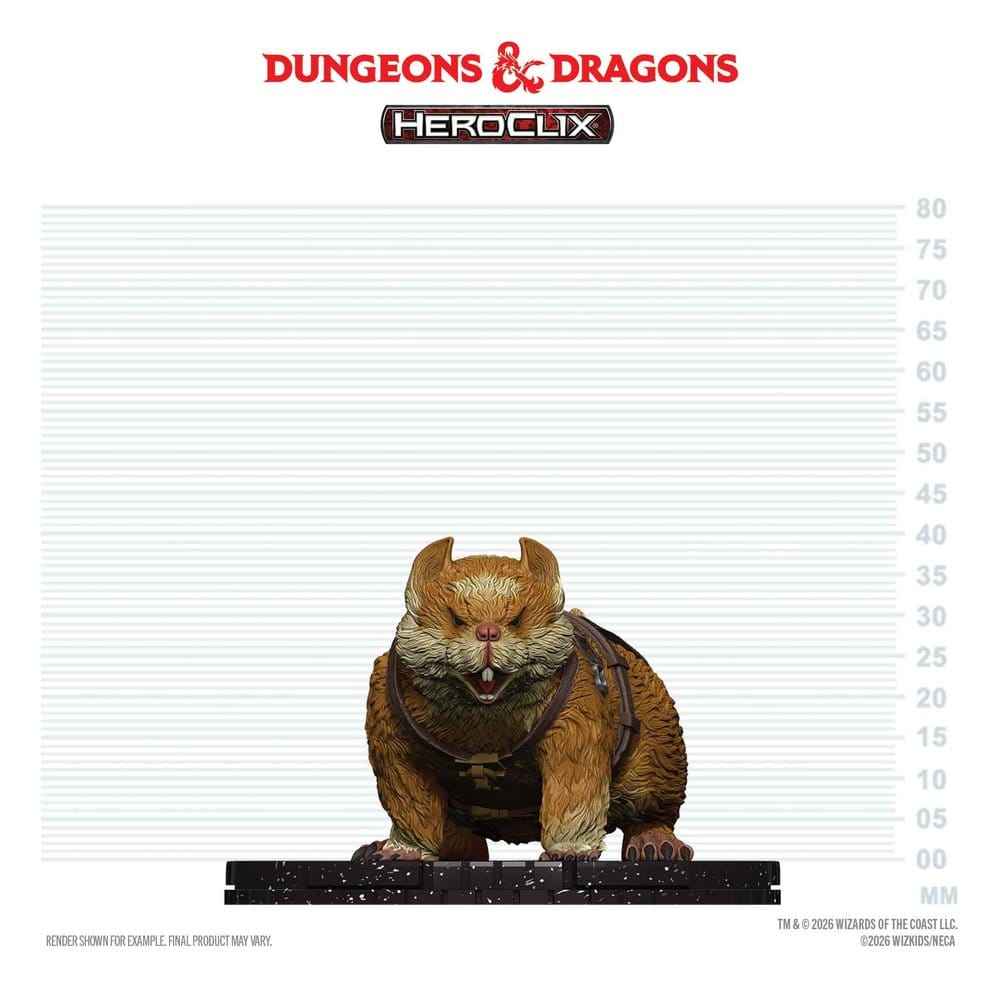 Dungeons & Dragons HeroClix: Jättefigur Rymdhamster Miniatyr