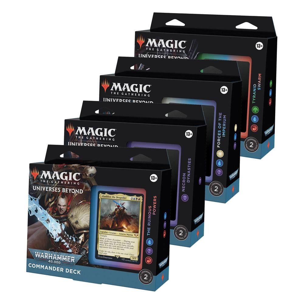 Magic the Gathering Universes Beyond: Warhammer 40,000 Commander Decks Display (4) english