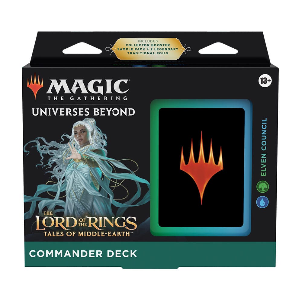 Magic the Gathering Sagan om Ringen: Berättelser från Midgård Commander Decks Display (4) på engelska
