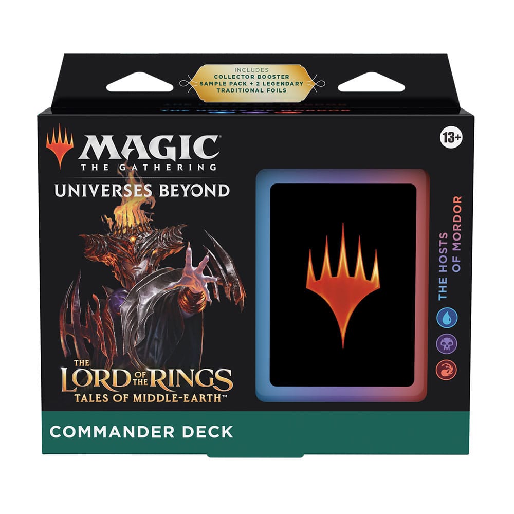 Magic the Gathering Sagan om Ringen: Berättelser från Midgård Commander Decks Display (4) på engelska