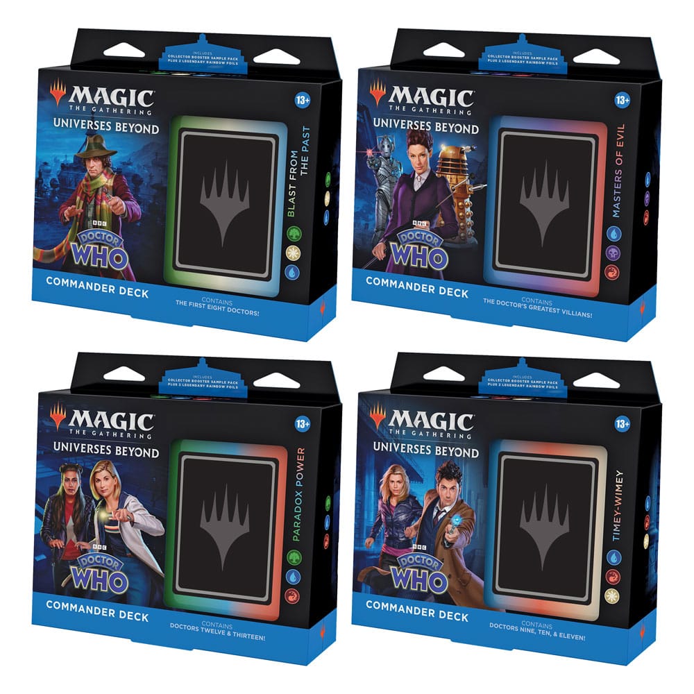 Magic the Gathering: Doctor Who Commander Decks (4-pack) Wizards of the Coast