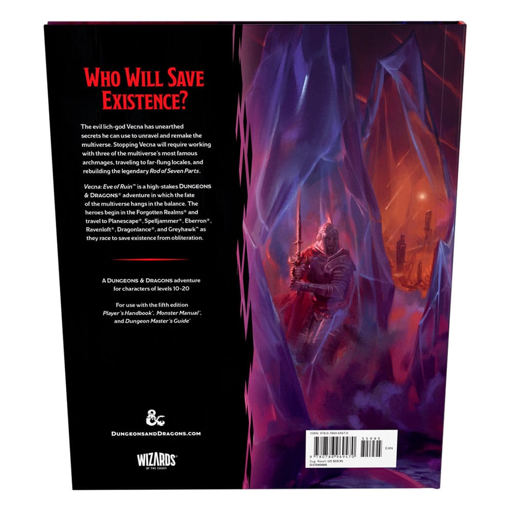 Dungeons & Dragons RPG Adventure Vecna: Eve of Ruin engelska