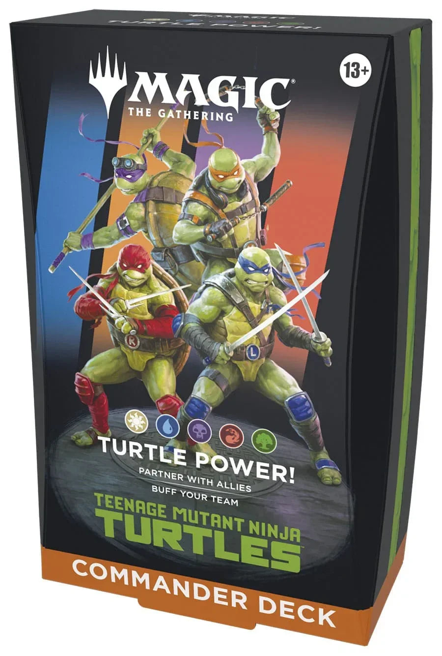 Magic the Gathering Teenage Mutant Ninja Turtles Commander Decks Case (4) Wizards of the Coast