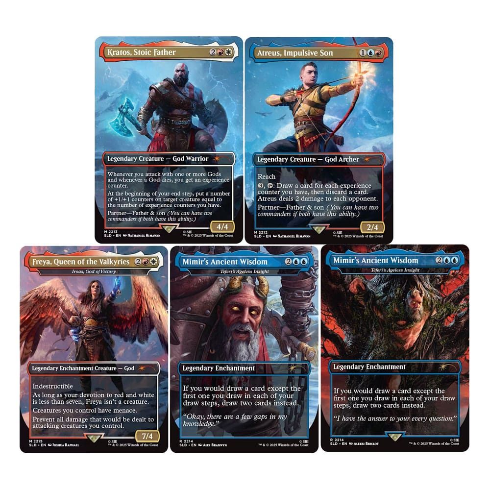 Magic the Gathering Secret Lair x PlayStation: God of War: Norse engelska