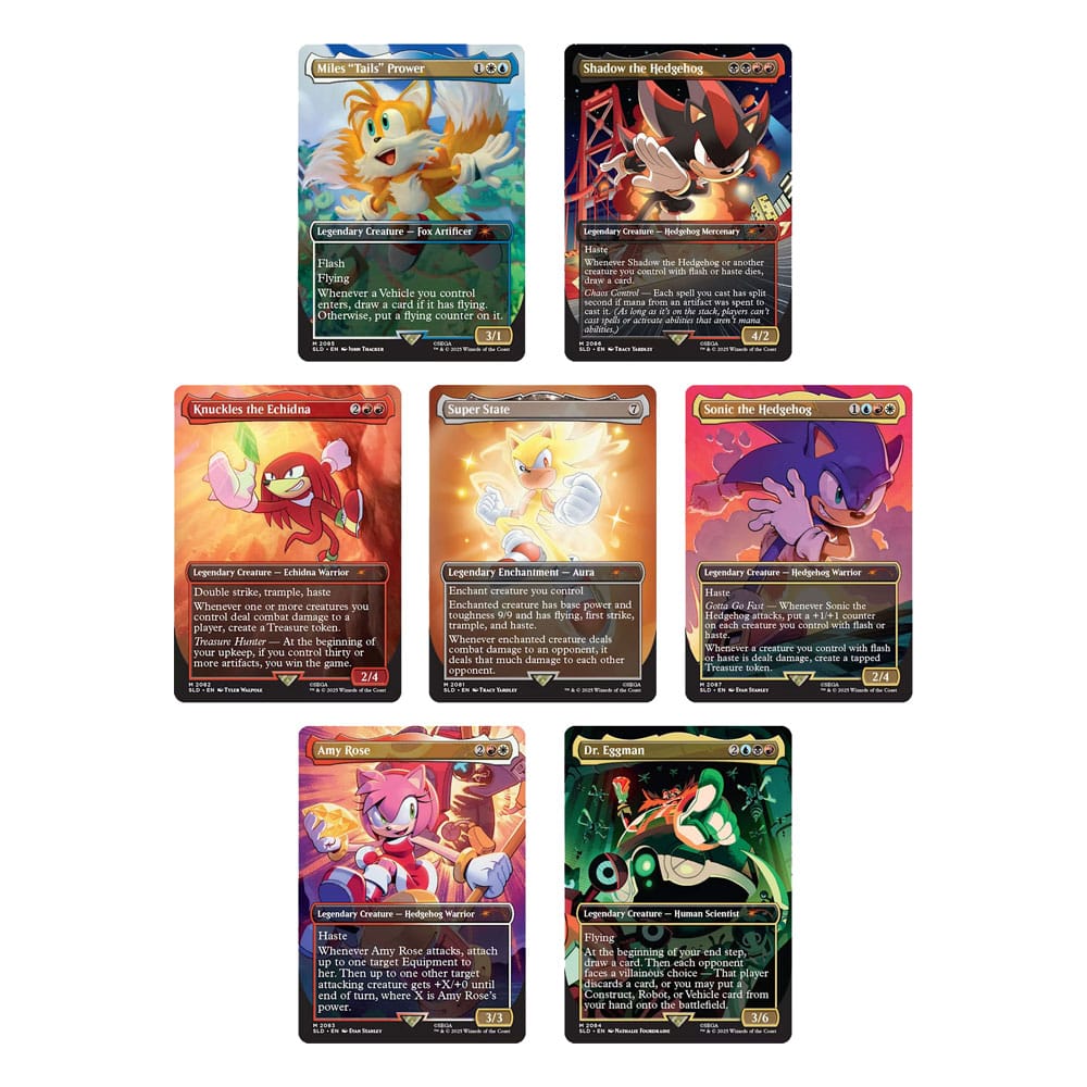 Magic the Gathering Secret Lair x Sonic: Vänner och Fiender engelska