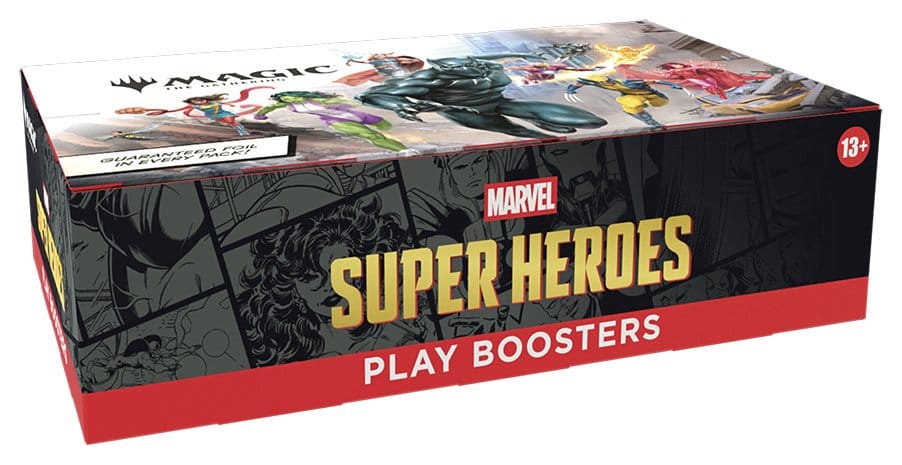 Magic: The Gathering Marvel Super Heroes Play Booster Display (30) engelska