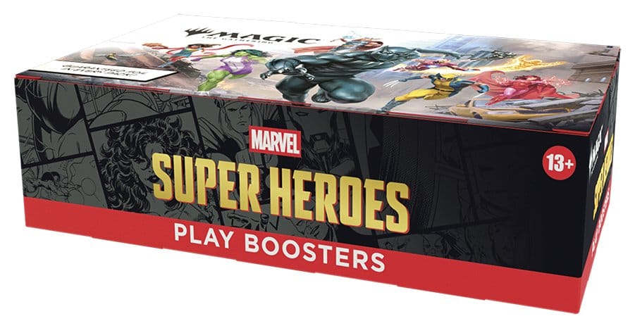 Magic: The Gathering Marvel Super Heroes Play Booster Display (30) engelska