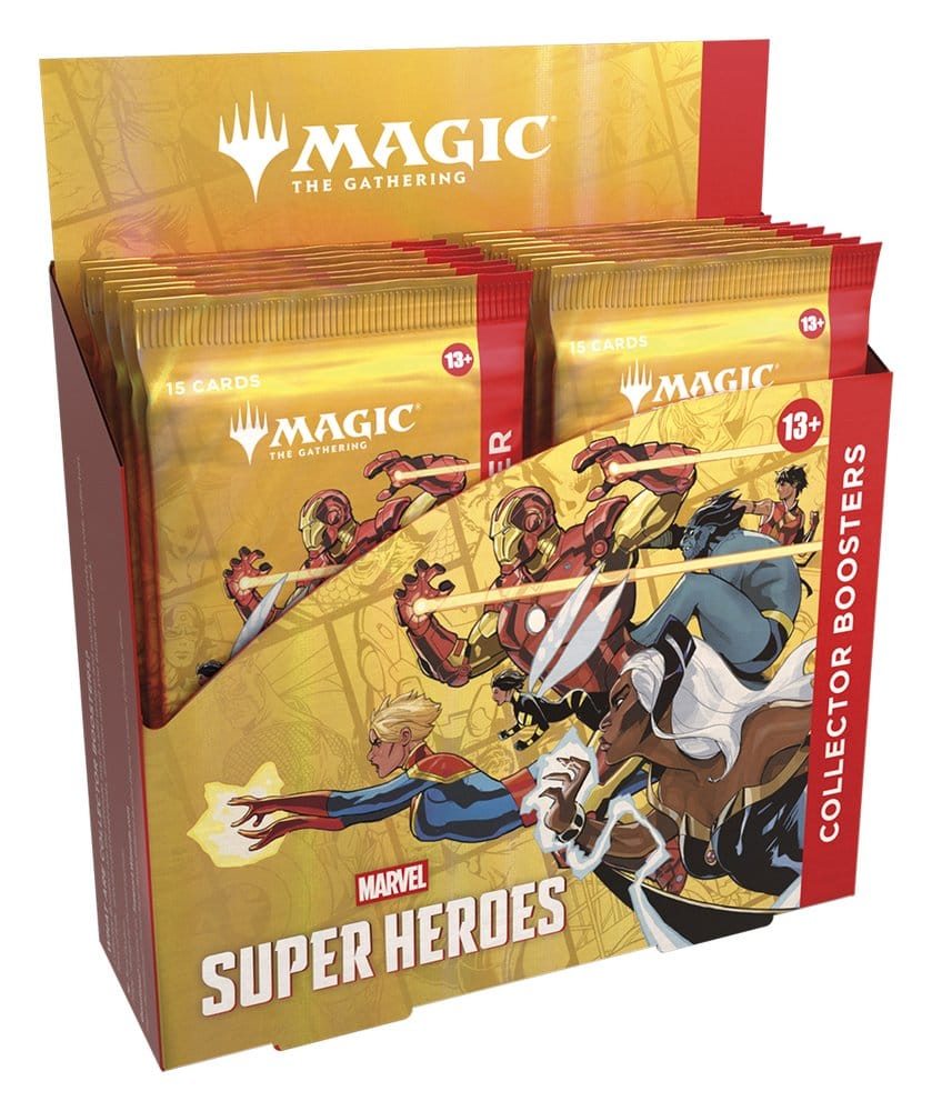 Magic the Gathering Marvel Super Heroes Collector Booster Display (12) engelska