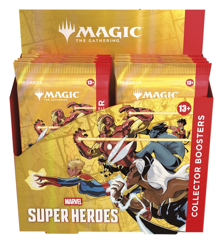 Magic the Gathering Marvel Super Heroes Collector Booster Display (12) engelska