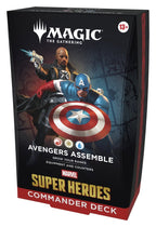 Magic: The Gathering Marvel Super Heroes Commander Decks Förvaringsfodral (4) engelska
