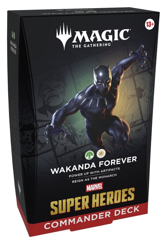 Magic: The Gathering Marvel Super Heroes Commander Decks Förvaringsfodral (4) engelska