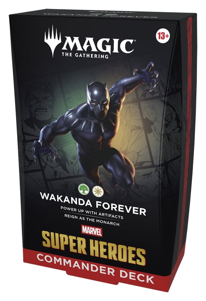 Magic: The Gathering Marvel Super Heroes Commander Decks Förvaringsfodral (4) engelska