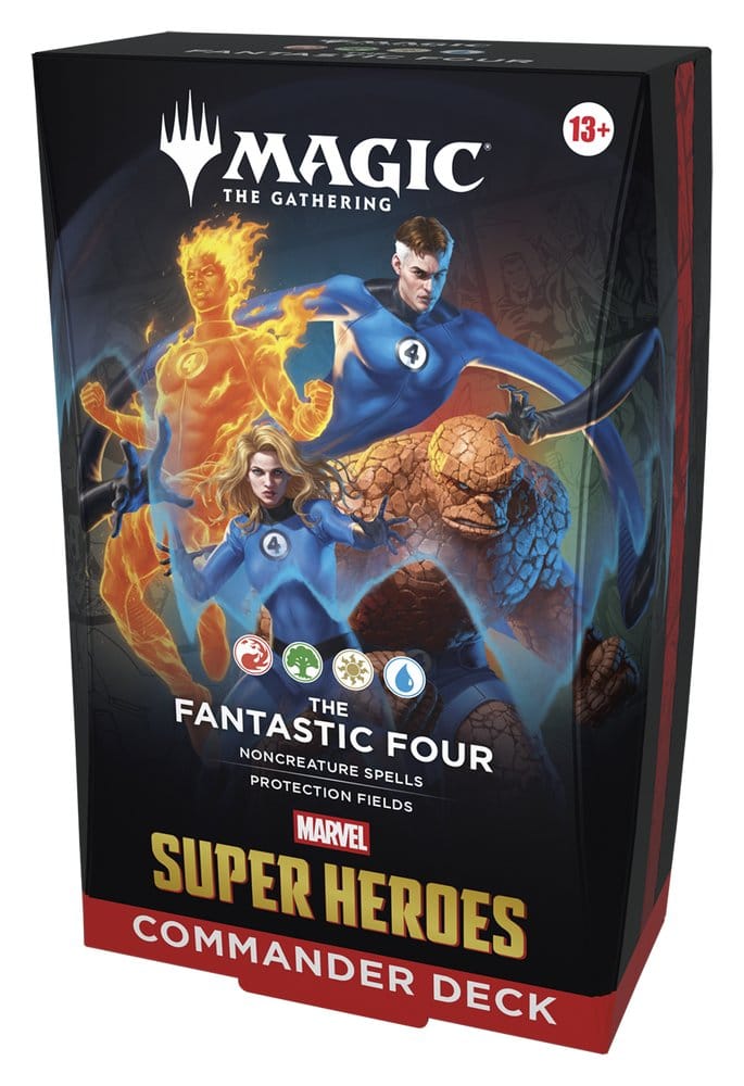 Magic: The Gathering Marvel Super Heroes Commander Decks Förvaringsfodral (4) engelska