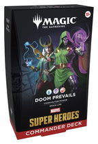 Magic: The Gathering Marvel Super Heroes Commander Decks Förvaringsfodral (4) engelska