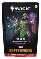 Magic: The Gathering Marvel Super Heroes Commander Decks Förvaringsfodral (4) engelska
