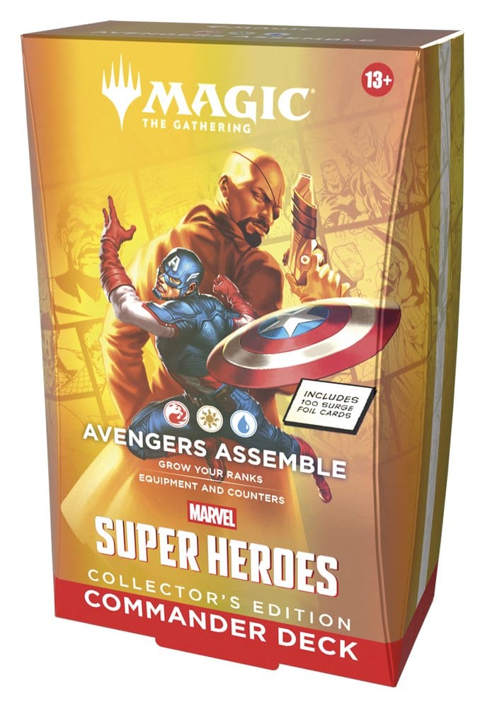 Magic the Gathering Marvel Super Heroes Collector's Edition Commander Decks Case (4) engelska