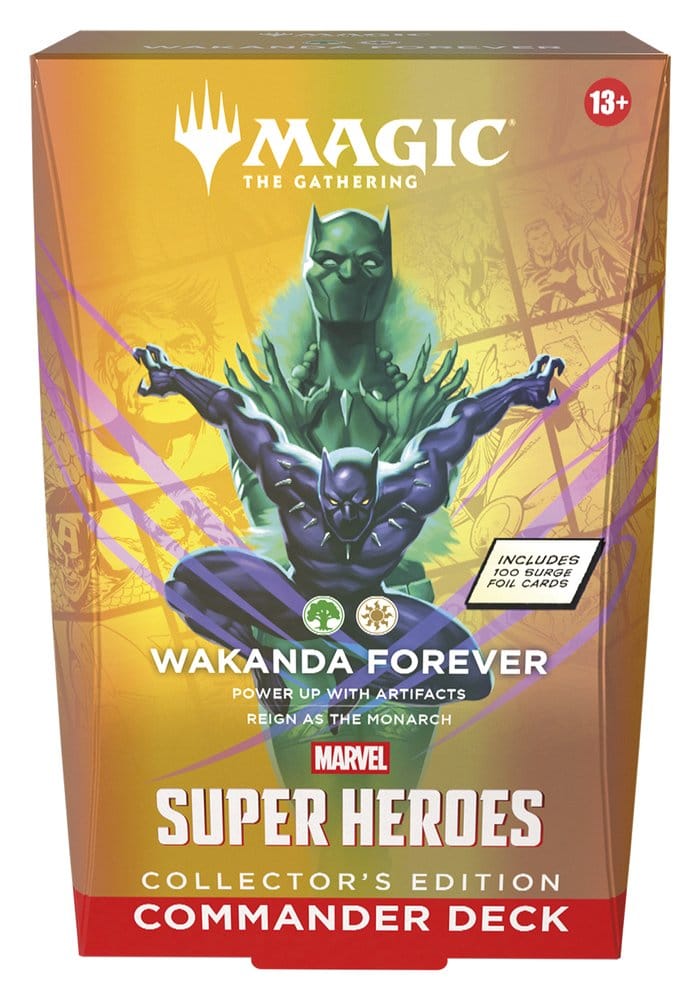 Magic the Gathering Marvel Super Heroes Collector's Edition Commander Decks Case (4) engelska