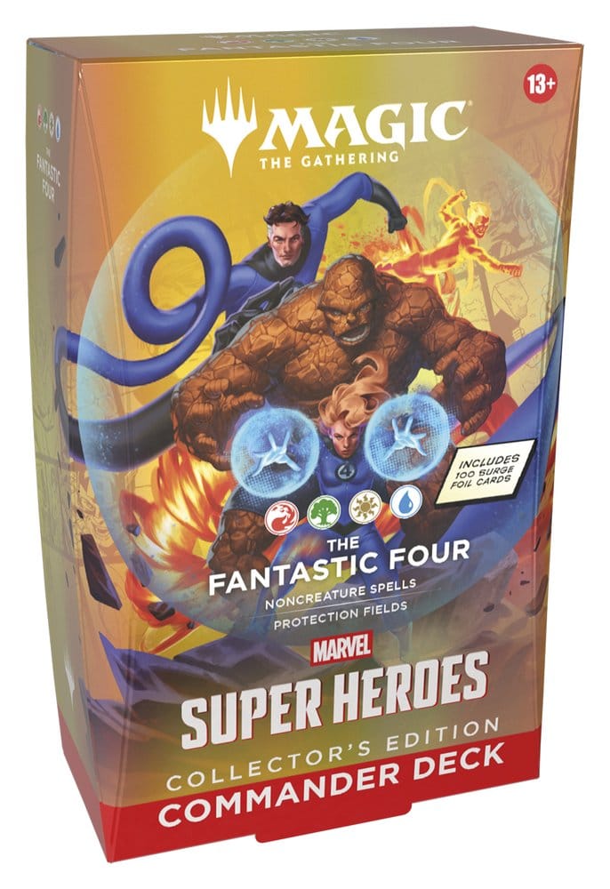 Magic the Gathering Marvel Super Heroes Collector's Edition Commander Decks Case (4) engelska