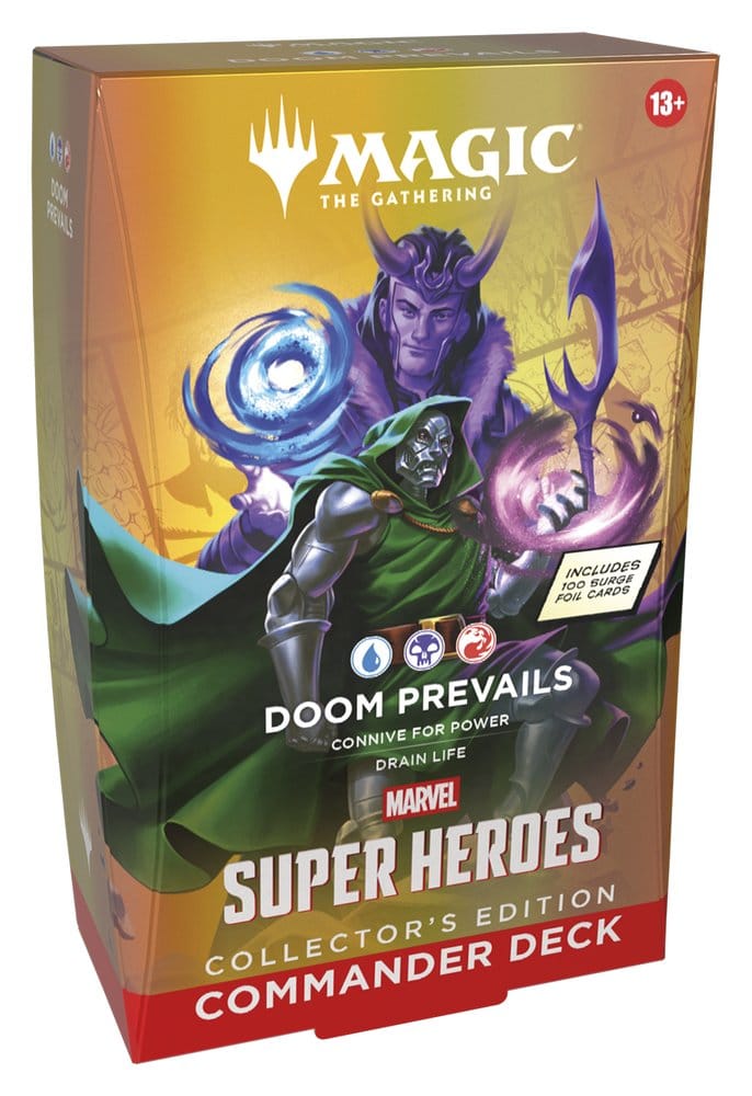 Magic the Gathering Marvel Super Heroes Collector's Edition Commander Decks Case (4) engelska