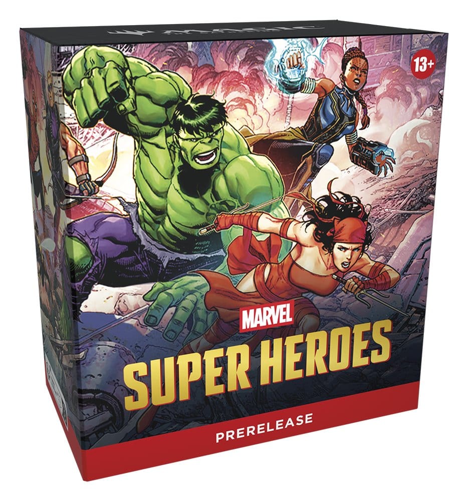 Magic the Gathering Marvel Superhjältar Förlanseringspaket Fodral (15) på engelska