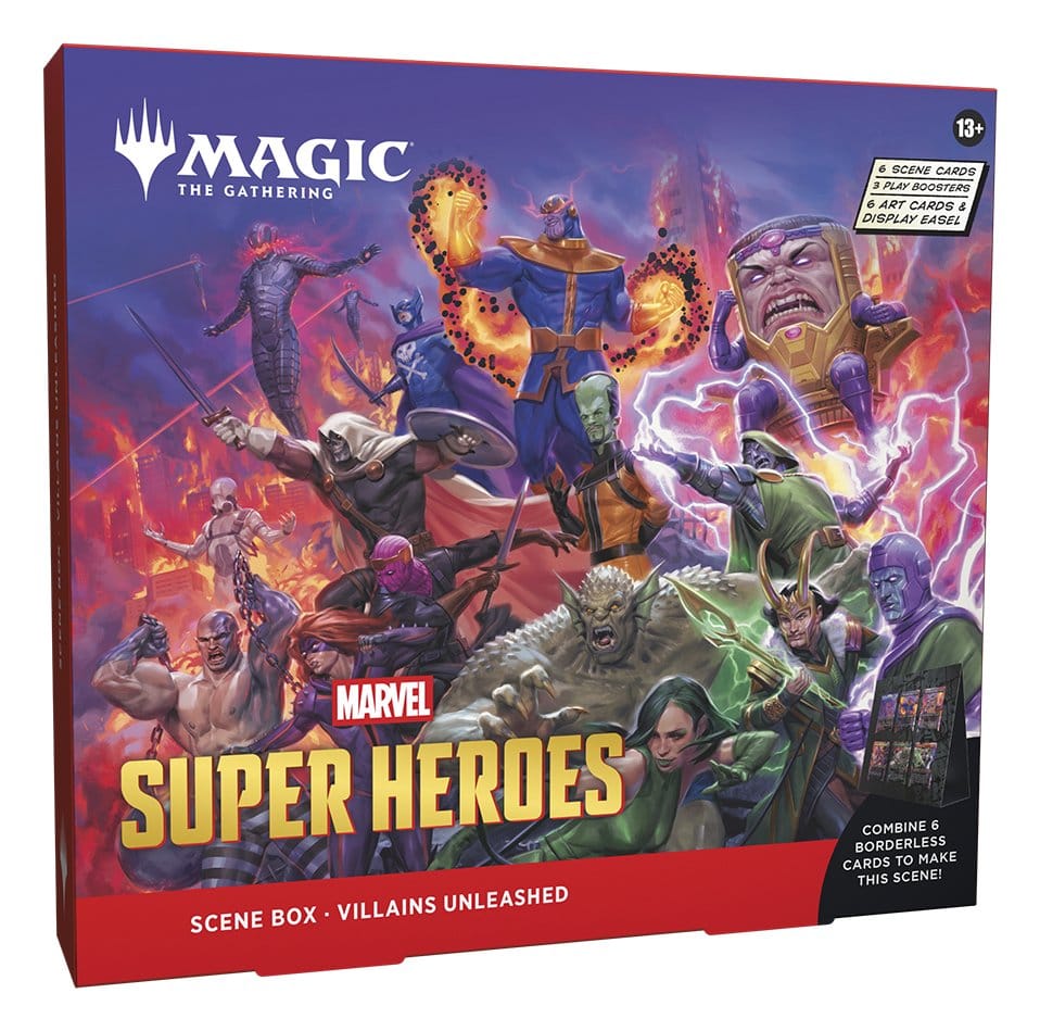 Magic the Gathering Marvel Super Heroes Scene Box Display (4) engelska