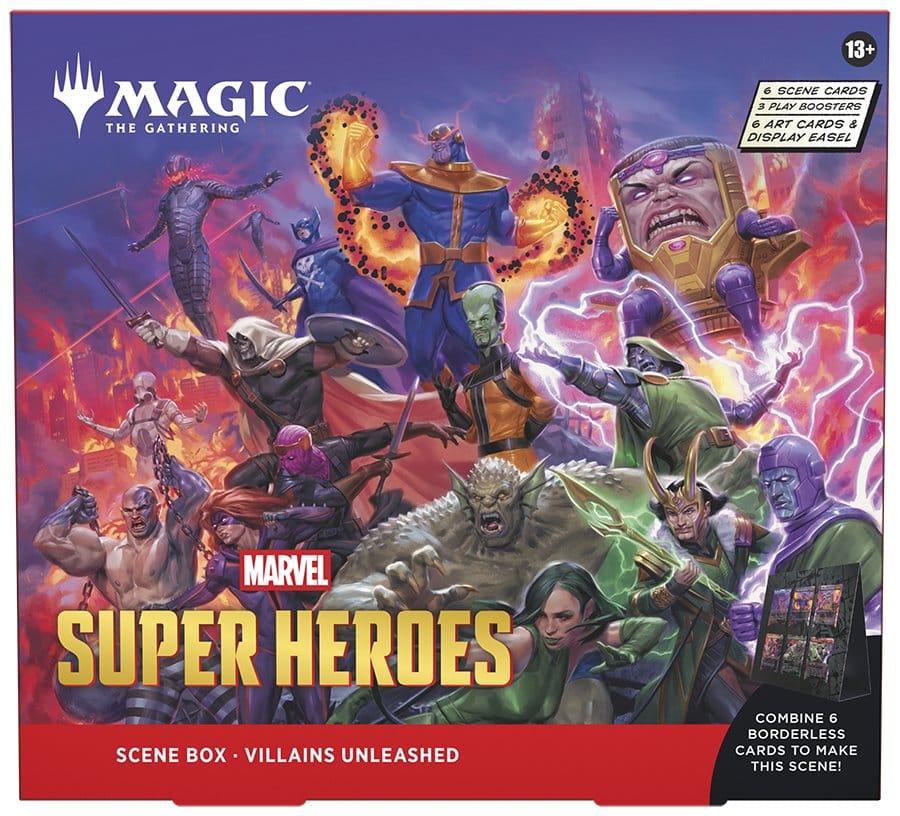 Magic the Gathering Marvel Super Heroes Scene Box Display (4) engelska