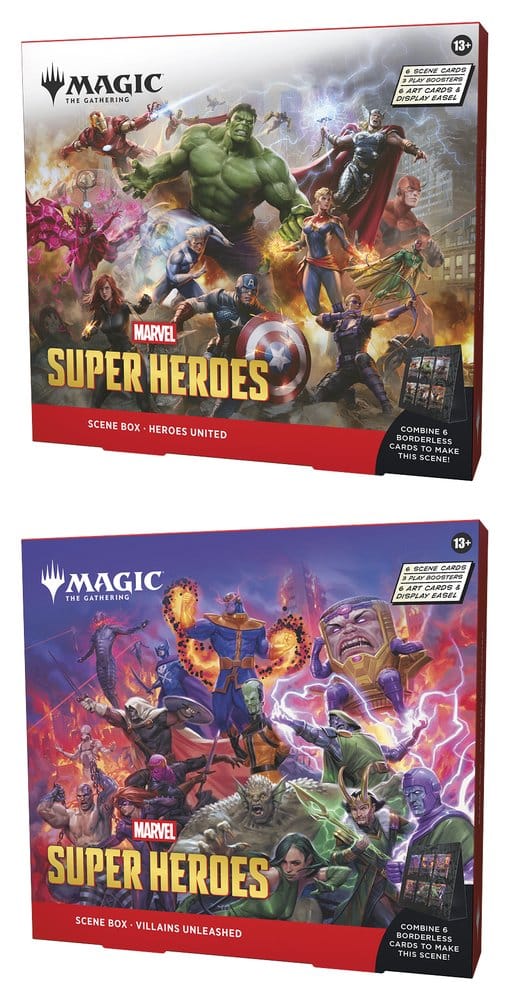 Magic the Gathering Marvel Super Heroes Scene Box Display (4) engelska