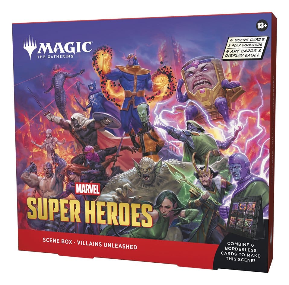 Magic the Gathering Marvel Super Heroes Scene Box Display (4) engelska