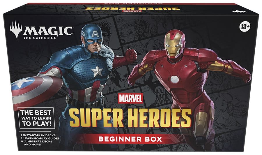 Magic the Gathering Marvel Super Heroes Nybörjar Box Case (3) engelska