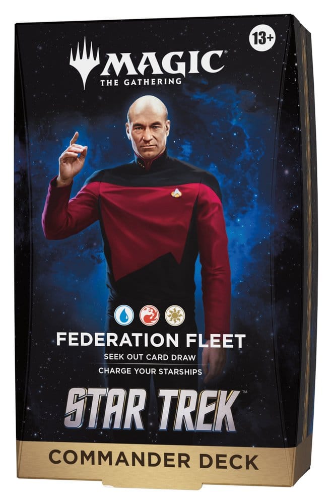 Magic: The Gathering Star Trek Commander Decks Case (4) engelska