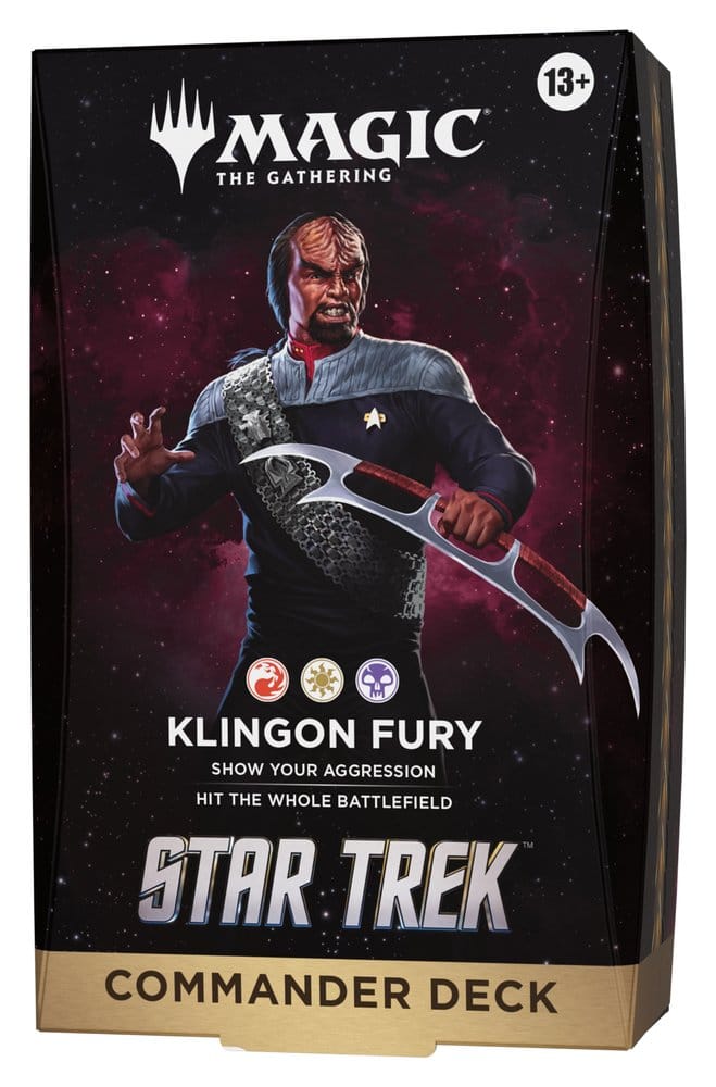 Magic: The Gathering Star Trek Commander Decks Case (4) engelska