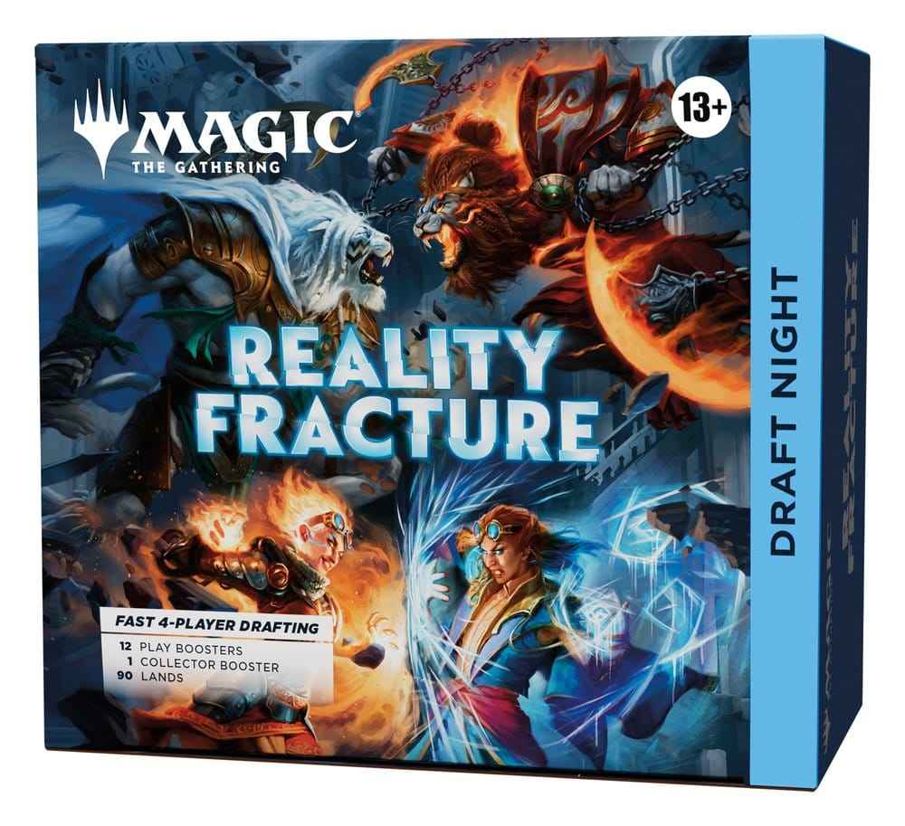 Magic the Gathering Reality Fracture Draft Night på engelska – komplett paket för fyra spelare