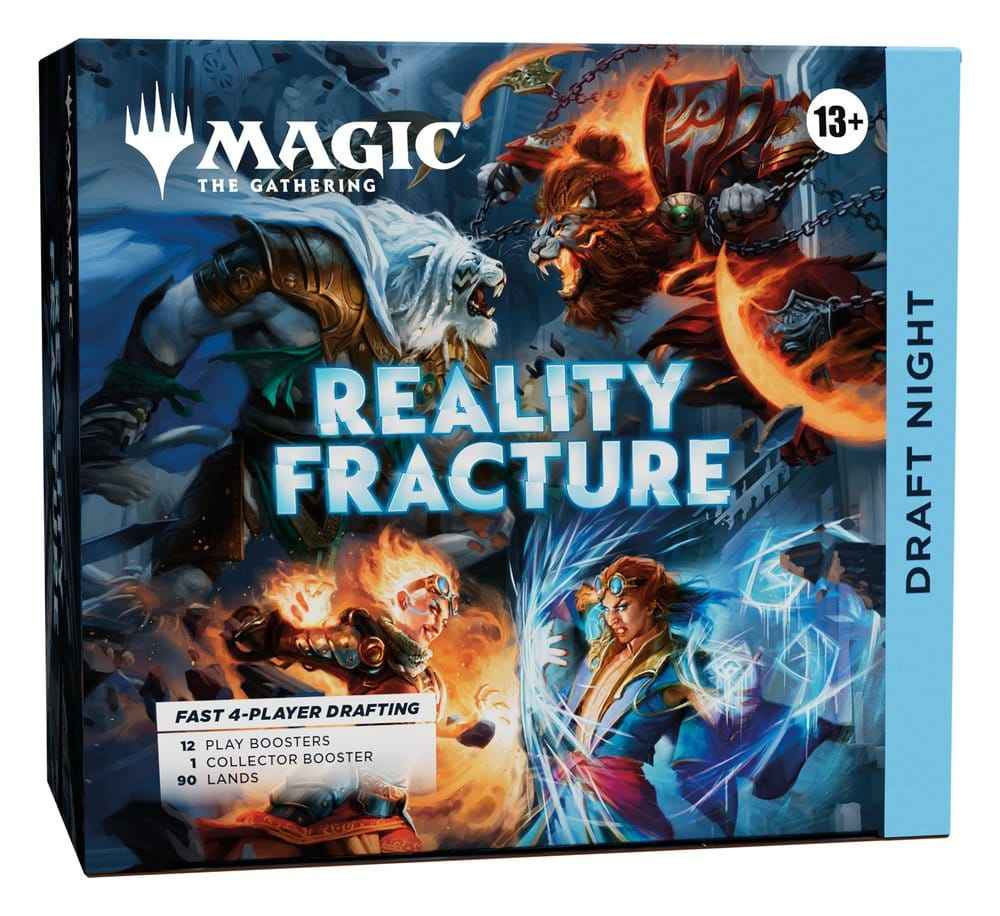 Magic the Gathering Reality Fracture Draft Night på engelska – komplett paket för fyra spelare