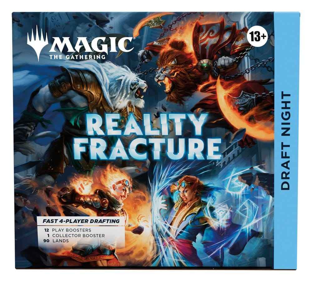 Magic the Gathering Reality Fracture Draft Night på engelska – komplett paket för fyra spelare