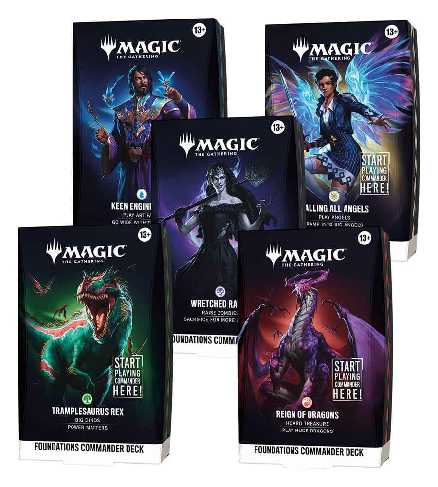 Magic the Gathering Foundations Kommandörskeppsfodral (5) engelska