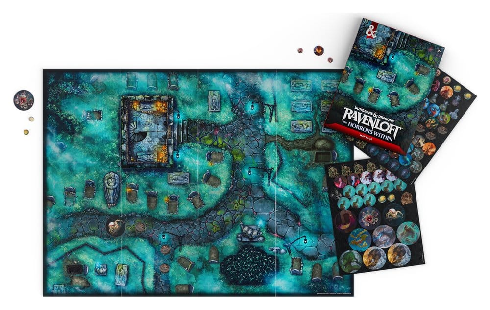 Dungeons & Dragons RPG Ravenloft: Skräcken Inom Karta Paket *Engelsk Version*
